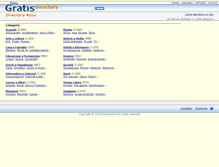 Tablet Screenshot of directory.4yougratis.it